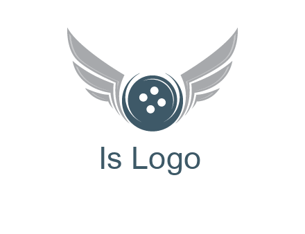 wings around the circle button