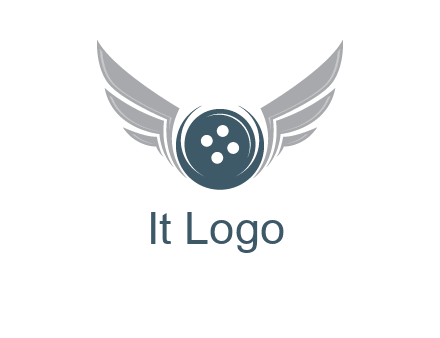 wings around the circle button