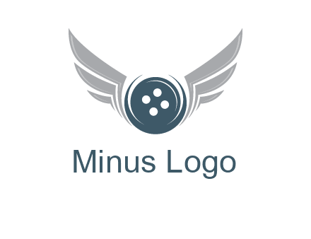 wings around the circle button