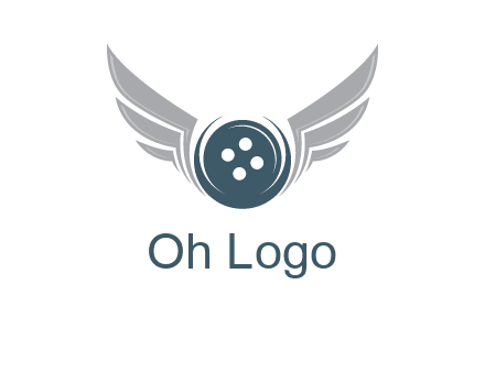wings around the circle button