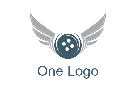 wings around the circle button