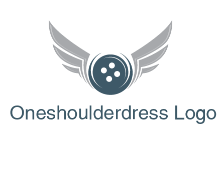 wings around the circle button