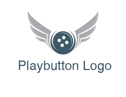 wings around the circle button