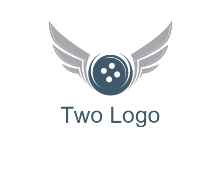 wings around the circle button