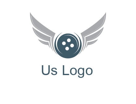 wings around the circle button