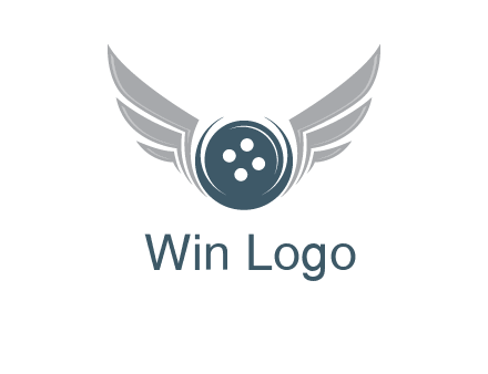 wings around the circle button