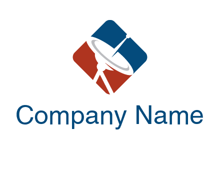 Satellite clearance dish logo