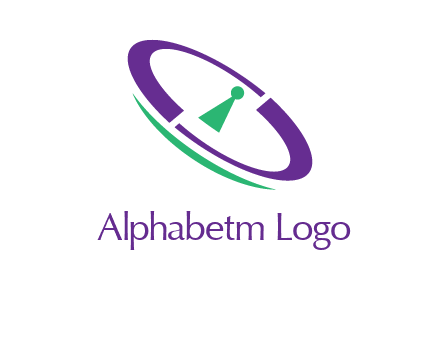 keyhole inside a circle logo