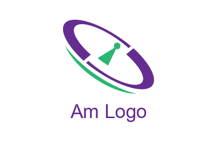 keyhole inside a circle logo