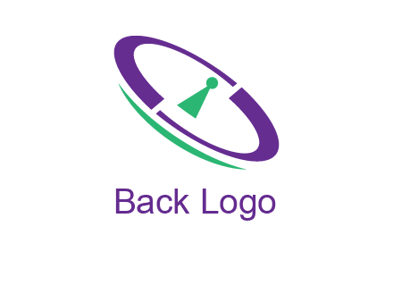 keyhole inside a circle logo