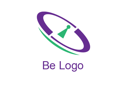 keyhole inside a circle logo