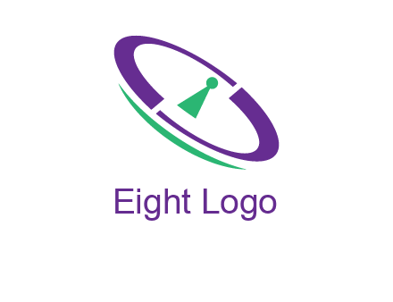 keyhole inside a circle logo