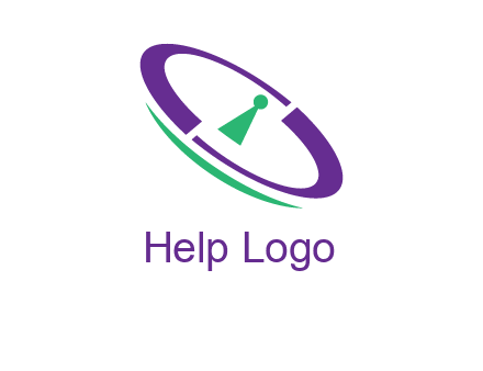 keyhole inside a circle logo