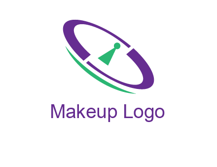 keyhole inside a circle logo