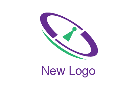 keyhole inside a circle logo