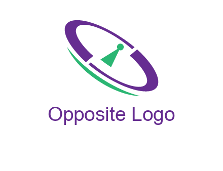 keyhole inside a circle logo