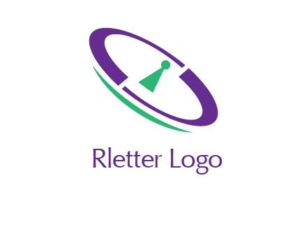 keyhole inside a circle logo