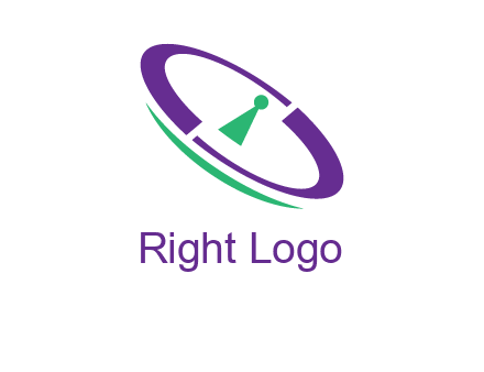 keyhole inside a circle logo