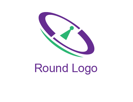 keyhole inside a circle logo