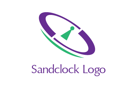 keyhole inside a circle logo