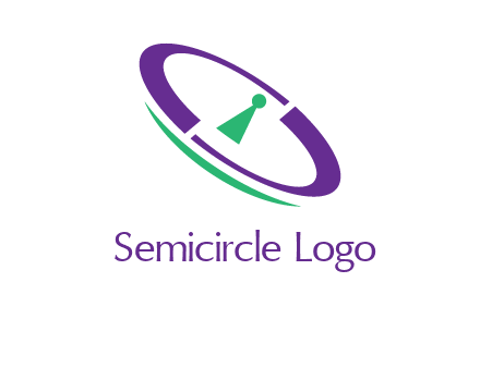 keyhole inside a circle logo
