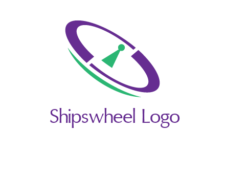 keyhole inside a circle logo