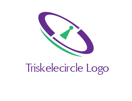 keyhole inside a circle logo