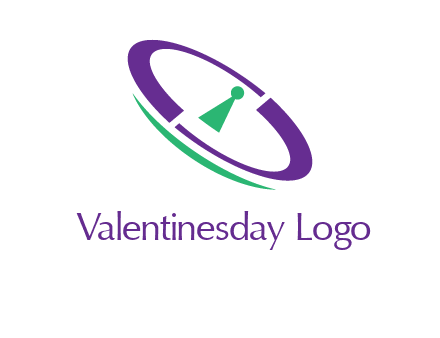 keyhole inside a circle logo