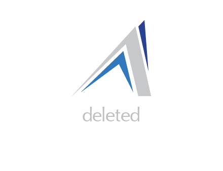 triangle logo showing upward pointing arrows