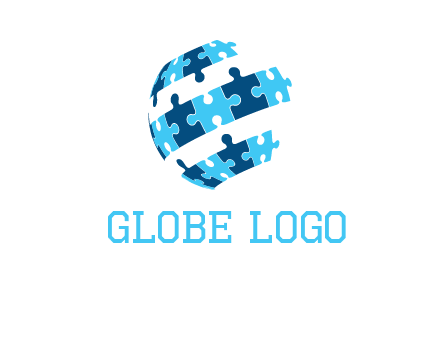 puzzle pieces connecting the wold logo