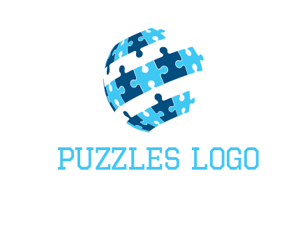 puzzle pieces connecting the wold logo