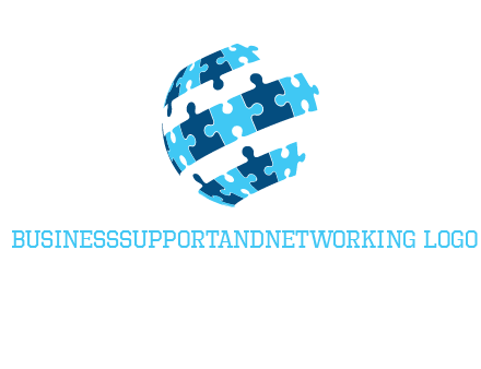 puzzle pieces connecting the wold logo