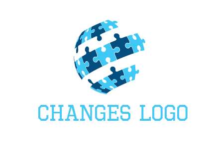 puzzle pieces connecting the wold logo