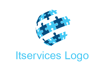 puzzle pieces connecting the wold logo