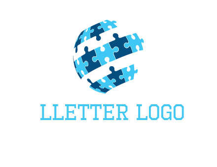 puzzle pieces connecting the wold logo