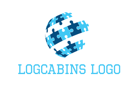 puzzle pieces connecting the wold logo