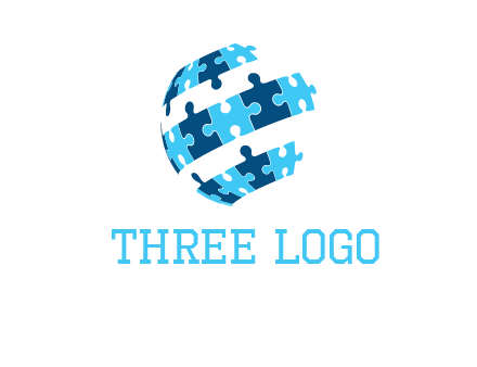 puzzle pieces connecting the wold logo