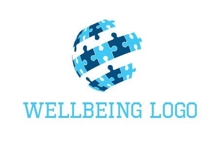 puzzle pieces connecting the wold logo