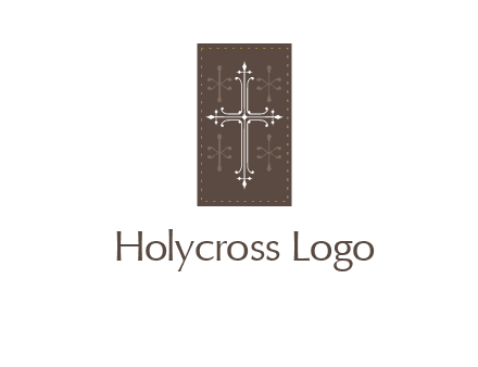 bible logo with a cross