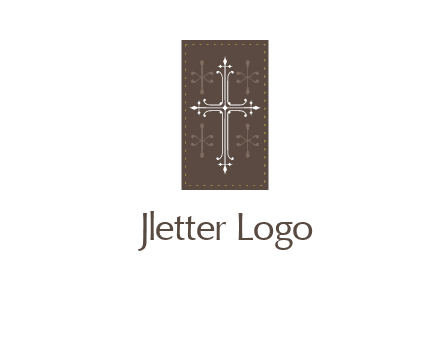bible logo with a cross