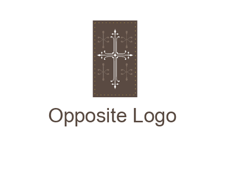 bible logo with a cross
