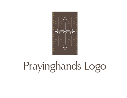 bible logo with a cross