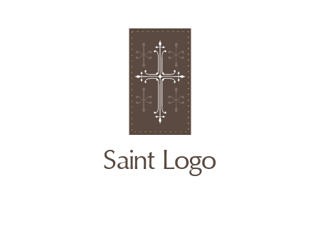 bible logo with a cross