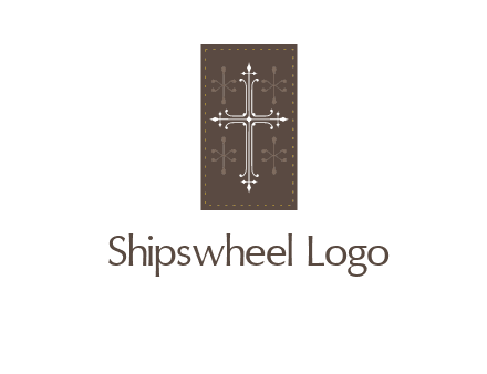 bible logo with a cross
