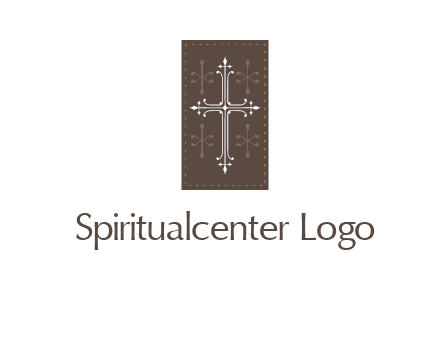 bible logo with a cross