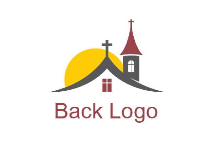 sunset on the church roof logo