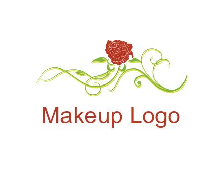 rose and vines ornate logo
