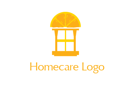 slice of lemon over window