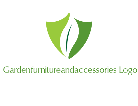 leaf inside shield logo