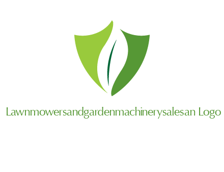 leaf inside shield logo